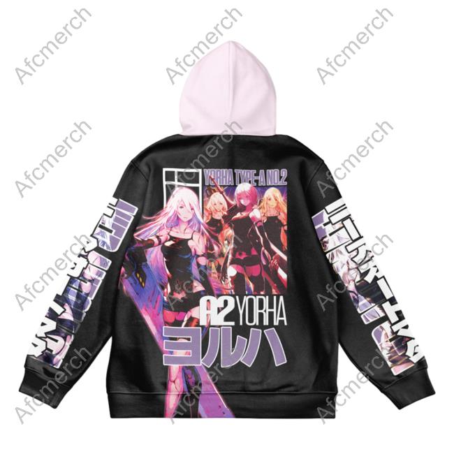 Official Anime Ape Clothing A2 Nier Automata Streetwear Sweatshirt Animeape