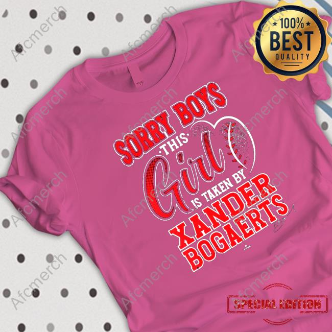 Official This Girl is Taken By Xander Bogaerts Boston Tee