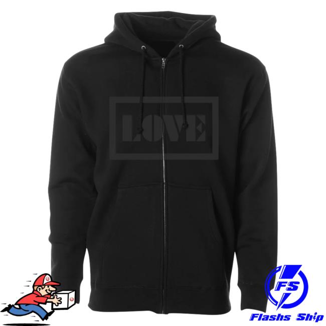 Common & John Legend Merch Store John Legend Love Zip Up Pull Over Hoodie Black JohnLegend Shop