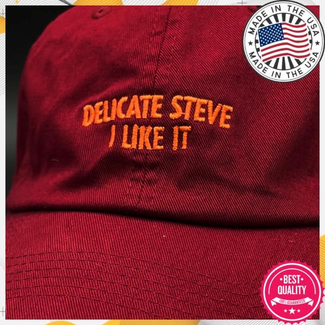 Official Hello Merch Delicate Steve I Like It Hat (Maroon) HelloMerch