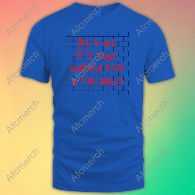 Shirts That Go Hard All In All It's Just Another Kick In The Balls Shirts Thegoodshirts