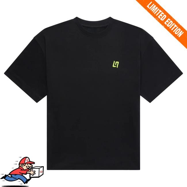 Official Lando Norris Merch Store Shop Lando Norris Core Boxy Shirt - Black