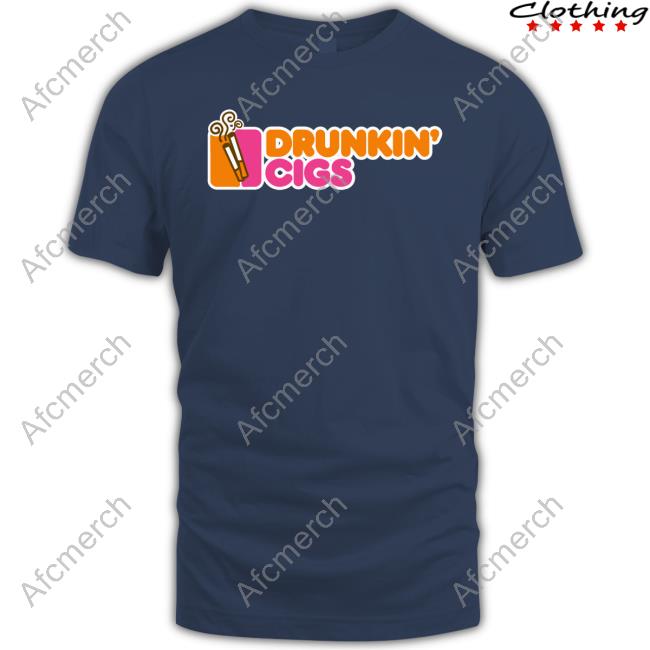 Official Friday Beers Merch Drunkin' Cigs Tee