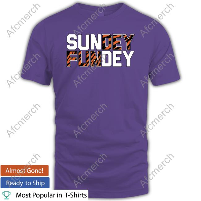 Cincy Shirts Sundey Fundey T Shirt Cincy Shirts Sundey Fundey Crewneck Sweatshirt Cincy Shirts Merch