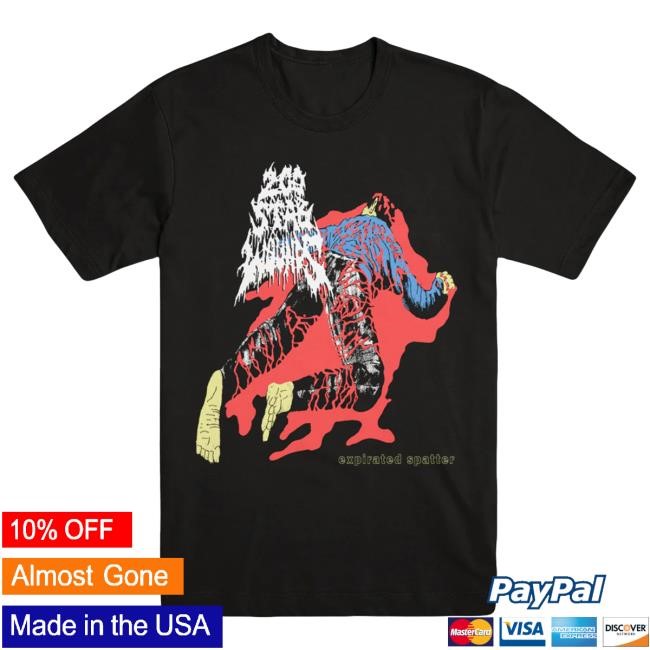 Official Evil Greed Shop 200 Stab Wounds Expirated Spatter Shirt 2024 EvilGreed