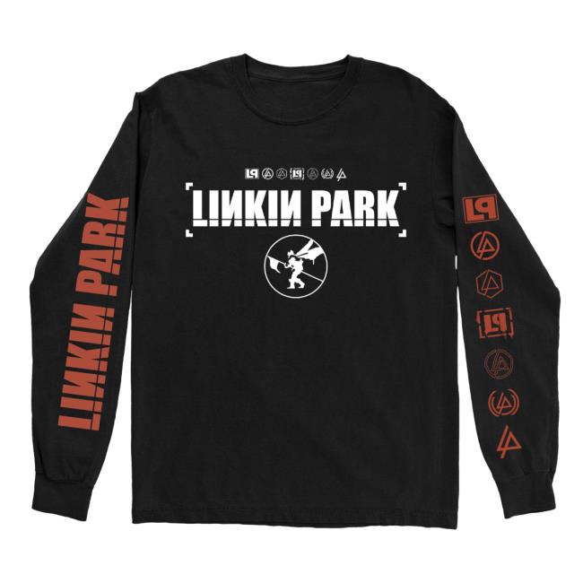 Official Linkin Park Merch Store Icon Stacks Long Sleeve Tshirt LinkinPark Apparel Clothing Shop