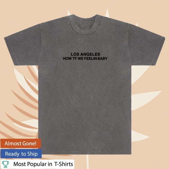 Official John Summit Merch Store John Summit Los Angeles How TF We Feeling Attractive Shirt