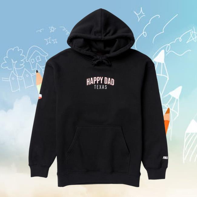 Official Happy Dad Hard Seltzer Clothing Store Shop Happy Dad Texas Arch Hoody Black HappyDad Merch