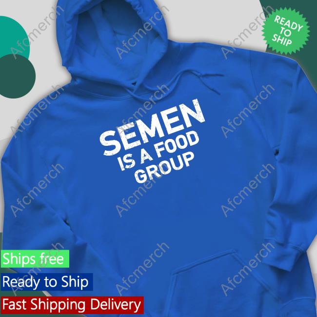 Official Semen Is A Food Group Tee Official Brick Suit Semen Is A Food Group T-Shirt