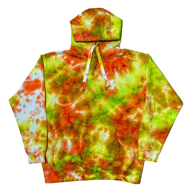 The Tie Dye Company Peachy Lime Tie Dye Hoodie