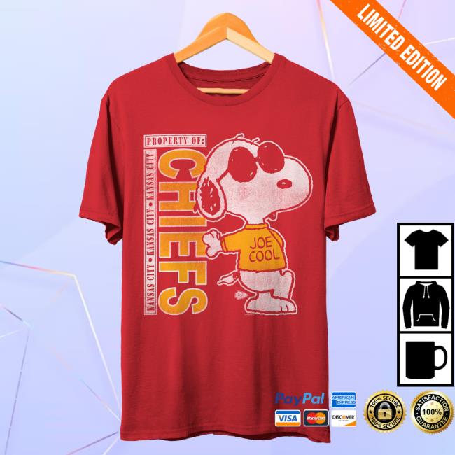 Official Junk Food Apparel Clothing Store Shop Junkfoodclothing Kansas City Chiefs Joe Cool Vertical New Shirt