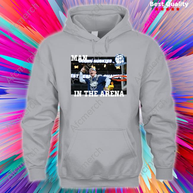 Tyrese Martin Dan Hurley Man In The Arena Huskies Crewneck Sweatshirt Atlanta Hawks