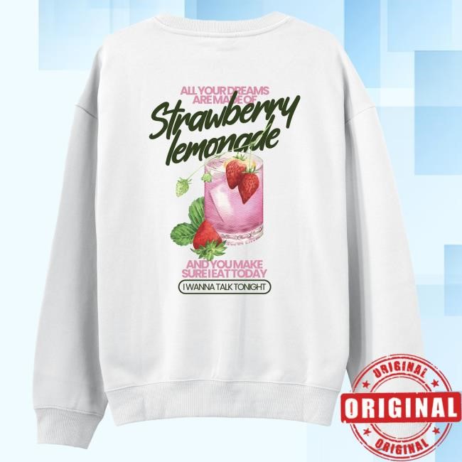 Official Day Of The Moon Store Shop Strawberry Lemonade Hood