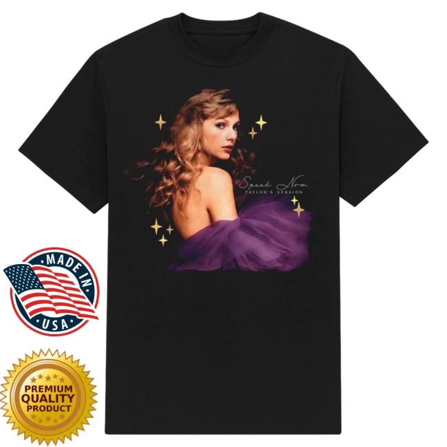 Official Taylor Swift Merch Store Speak Now (Taylor's Version) Black Hot Shirt TaylorSwift Apparel Clothing Shop