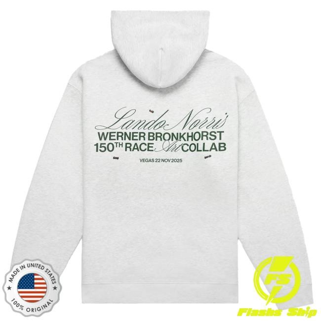 Official Lando Norris Merch Store Shop Lando Norris LN x WB EXHIBITION Tshirt