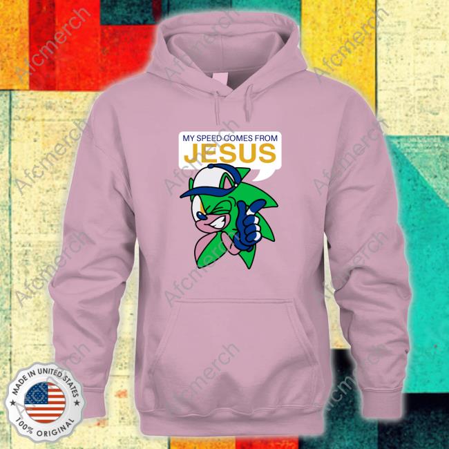 My Speed Comes From Jesus Tee Shirt