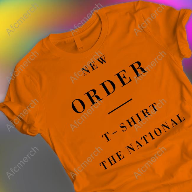 New Order T Shirt The National Tee