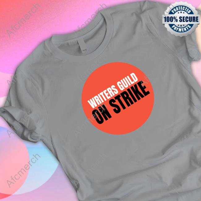 Official Hollywood Writers Guild On Strike Shirt