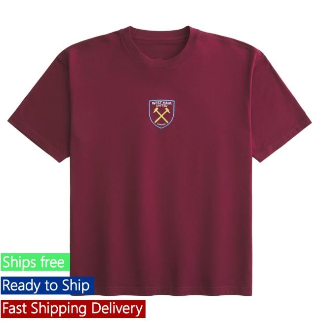 Official Hollister Merch West Ham United Football Club Graphic Hot Shirt HollisterCO
