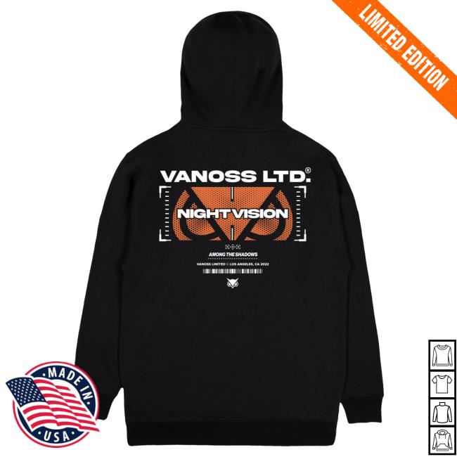 Official Vanoss 3Blackdot Merch Store Vanoss Vanoss® | Vision Crew neck (Black) - Backorder Vanoss3blackdot Apparel Clothing Shop
