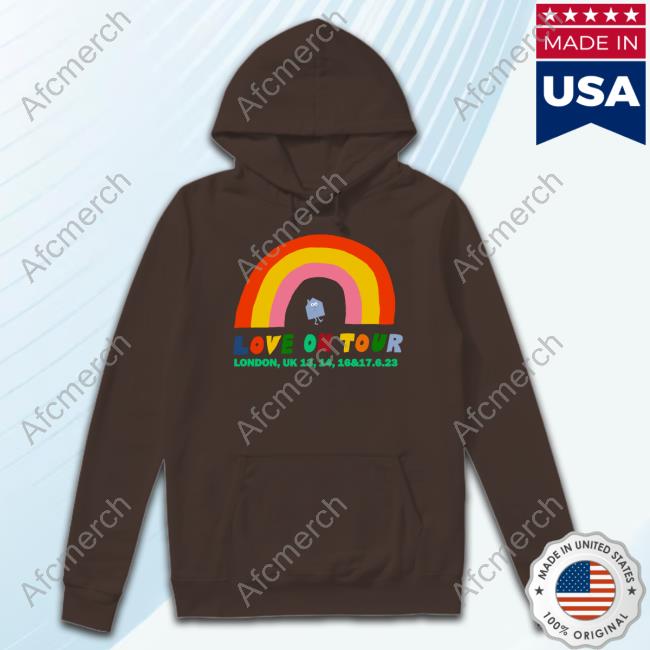 Official Harry Styles Love On Tour Rainbow Event London Tee Shirt