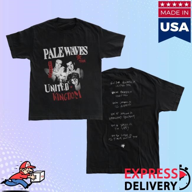 Pale Waves - Pale Waves UK Tour Shirt Dirty Hit.