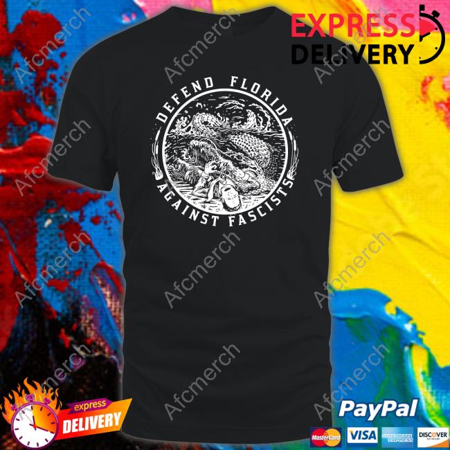 Gators Daily Merch Defend Florida Against Fascists T Shirts