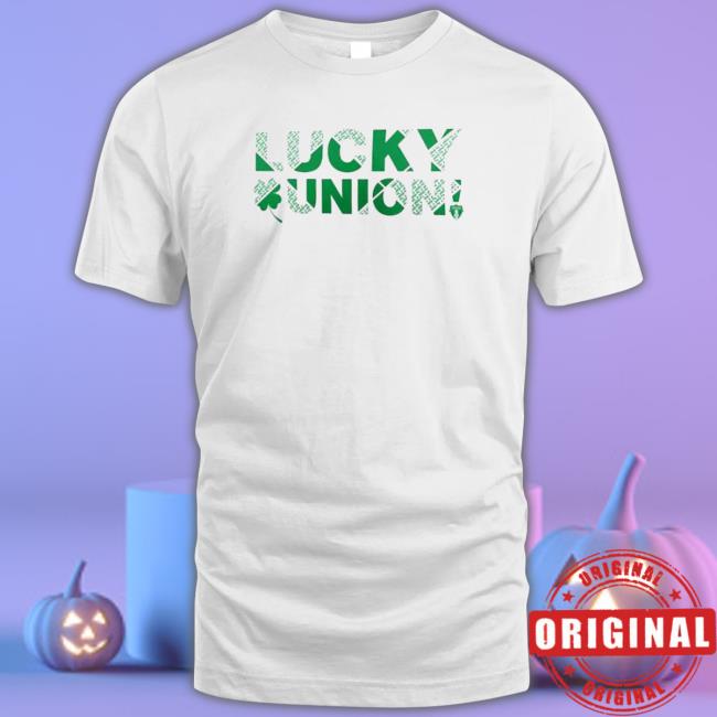 Official Men’s Philadelphia Union White St. Patrick’s Day Lucky Shirt