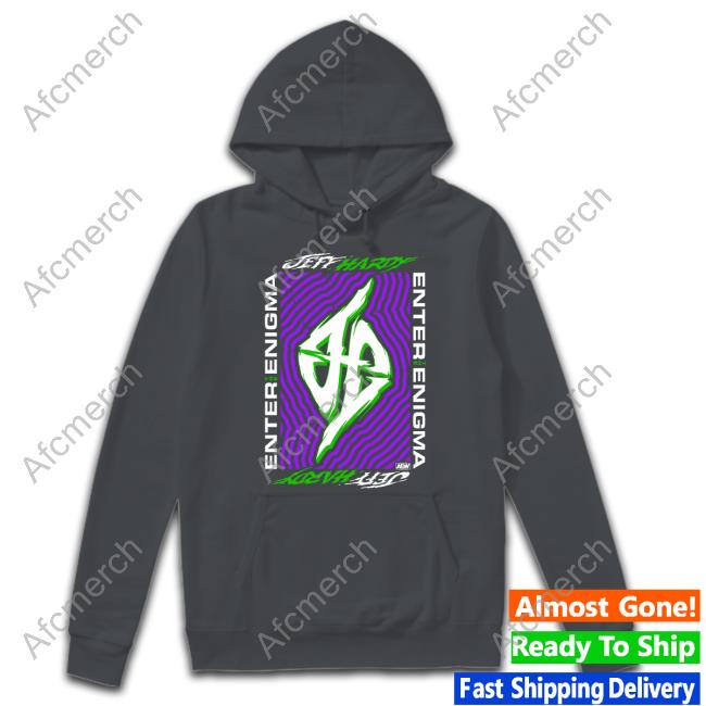Official Jeff Hardy Enter The Enigma Tee Official AEW Shop All Elite Wrestling Jeff Hardy Enter The Enigma Long Sleeve Tee