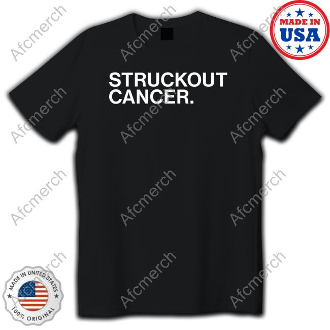 Obvious Shirts Merch Liam Hendriks Struckout Cancer Hoodie Talkin’ Baseball