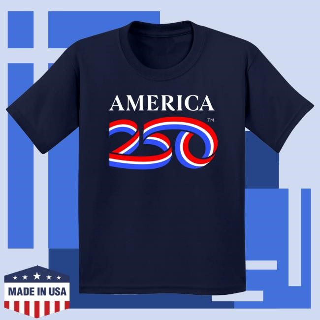 Official America250 Land Of The Free Home Of The Brave Youth T-Shirt Gear