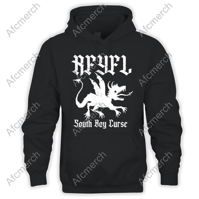 Official Run For Your Fucking Life South Bay Curse Black Tee Shirt