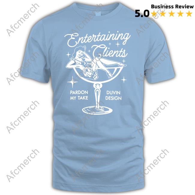Pardon My Take Merch Pmt X Duvin Entertaining Clients Sweatshirt Barstoolsports