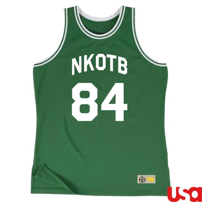 Official Merch Bar New Kids On The Block Store Nkotb Blockhead Basketball Jersey Tee MerchBarNewKidsOnTheBlock Nkotb