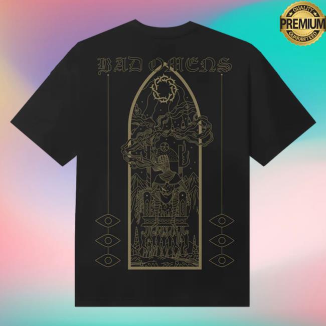 Official Sumerian Records Merch Bad Omens Dethrone New Shirt Official Sumerian Records Merch Bad Omens Dethrone Tshirt