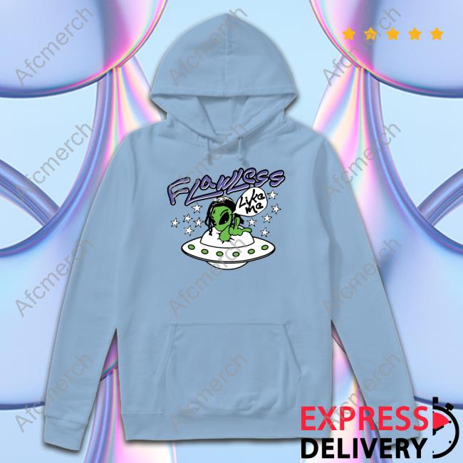 Official Flawless Lucki Flawless Alien Hoodie Flawless Lucki Store Flawless Alien Long Sleeve Tee