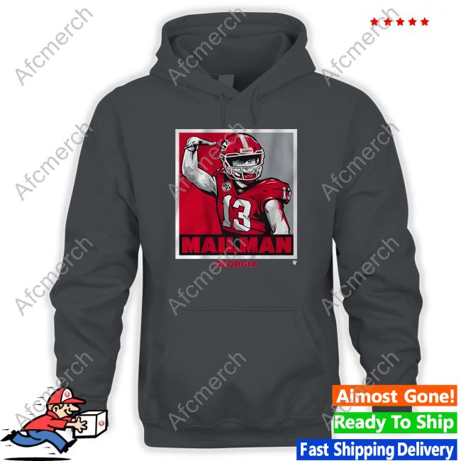 Breakingt Georgia Football Stetson Bennett Iv Mailman Poster Long Sleeve T Shirt Georgia Football Stetson Bennett Iv Mailman Poster Hoodie