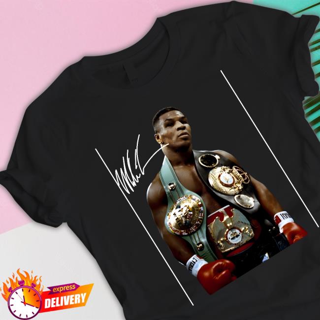 Mike Perry Wear Mike Tyson Gold Belts T Shirt