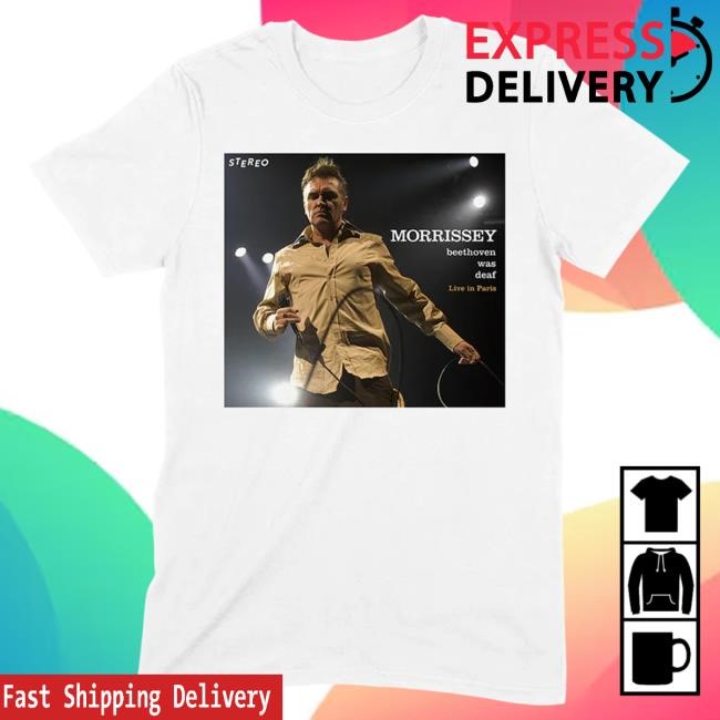 Mporium Beethoven Was Deaf Reissue Tshirt - White Official Morrissey Merch Store Shop