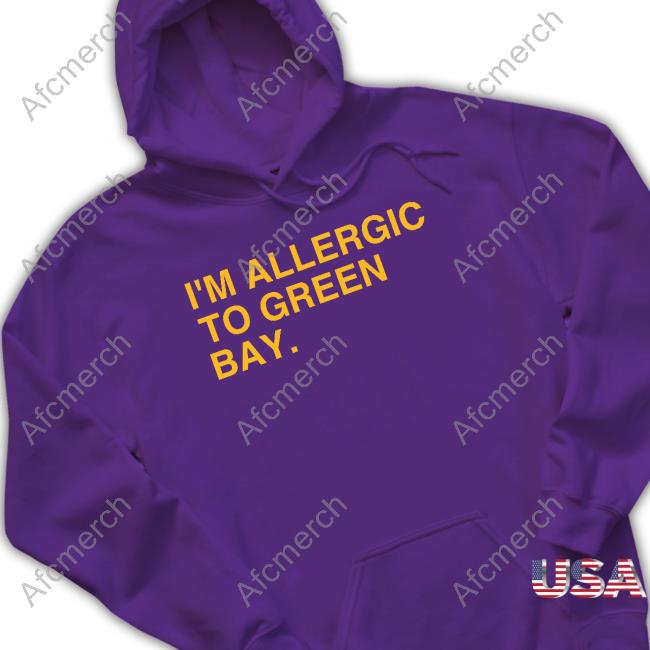 Mike Dubs Radio I'm Allergic To Green Bay Minnesota Shirt