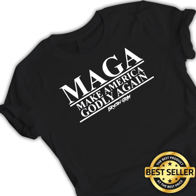 Official Maga Make America Godly Again Bryson Gray Shirts