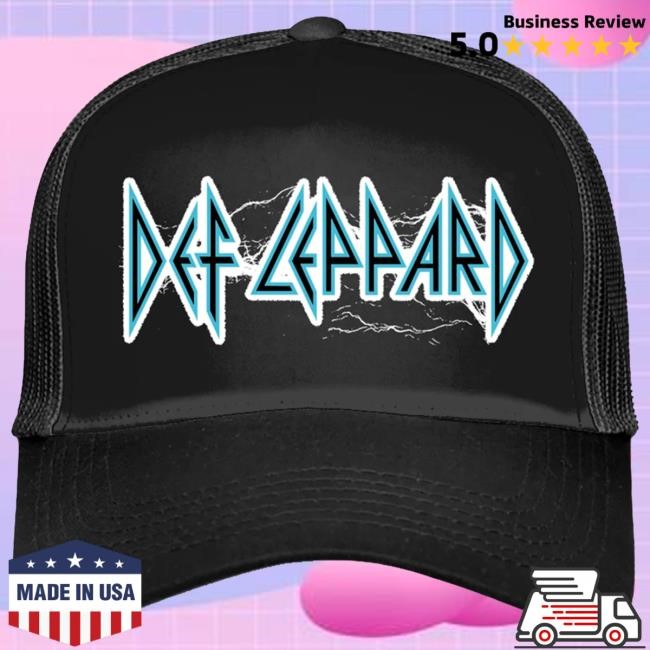 Official Def Leppard Merch Electric Trucker Cap