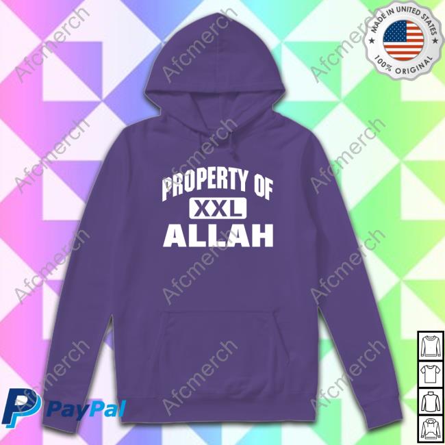 Property Of Xxl Allah Long Sleeve T Shirt Official Property Of Xxl Allah Tee