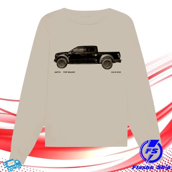 Shop Post Malone Merch Sand Truck Longsleeve Shirt