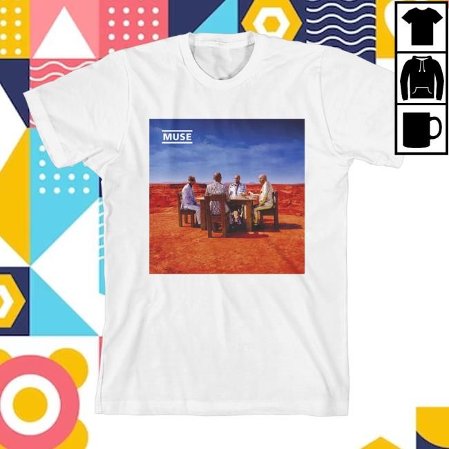 Official Muse Clothing Store Black Holes & Revelations Album Art New T-Shirt | Muse