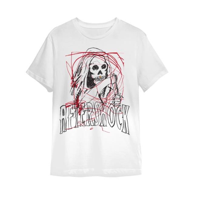 Danger Wht Long Sleeve Tee
