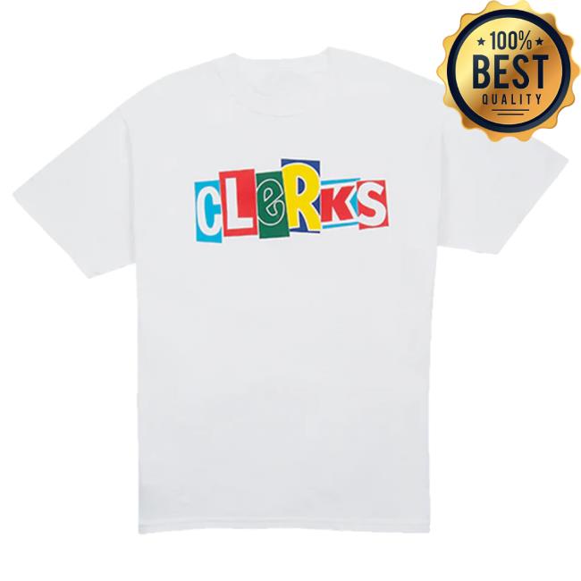 Official Jay and Silent Bob Merch Store "Clerks (Animated) Logo" Hot Shirt JayandSilentBob