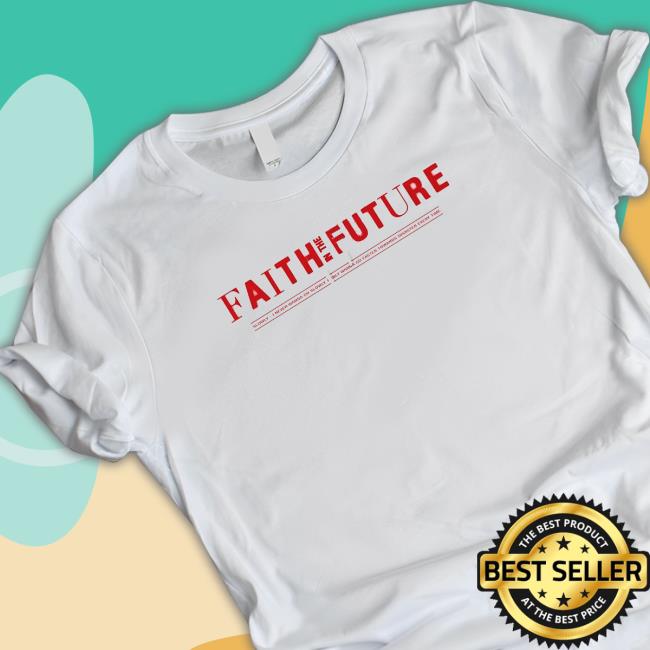 FAITH IN THE FUTURE LOGO HAND WHITE Hoodies