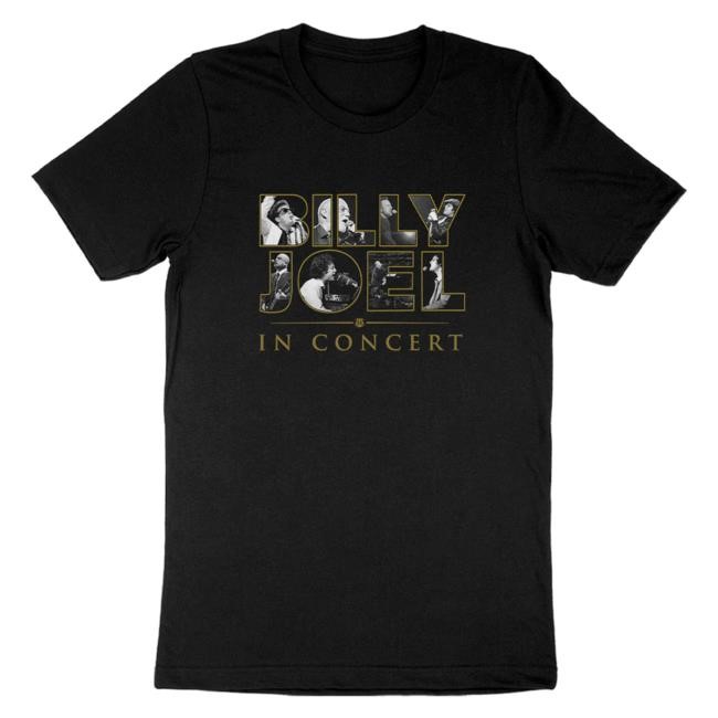 Official Billy Joel Merch Store "In Concert 2024 Admat Itinerary" New Shirt Billy Joel Apparel Clothing Shop BillyJoel