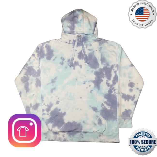 The Tie Dye Company Arctic Tie Dye Pull Over Hoodie